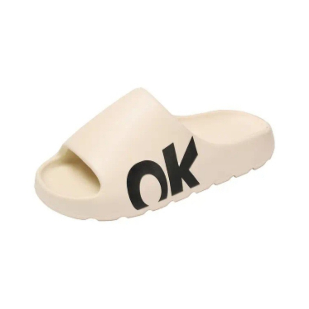 Men OK Casual Open Toe Rubber Flat Sandals